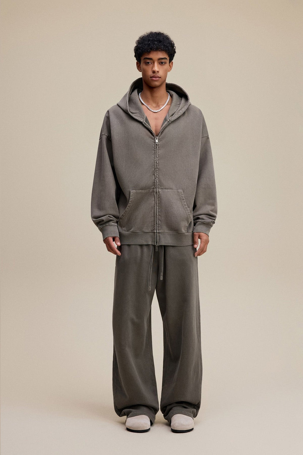 Initial Heavyweight Zip Hoodie