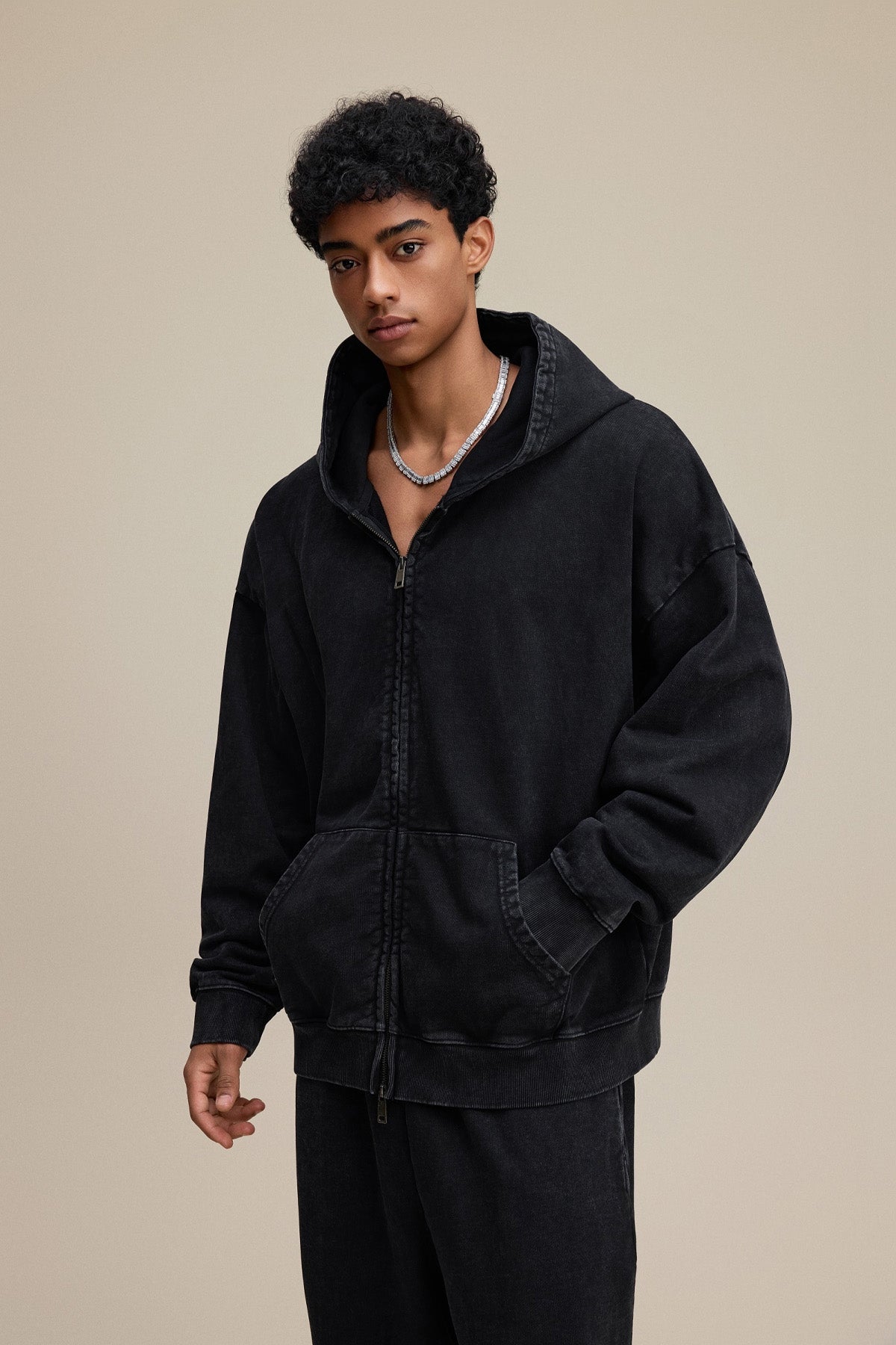 Initial Heavyweight Zip Hoodie