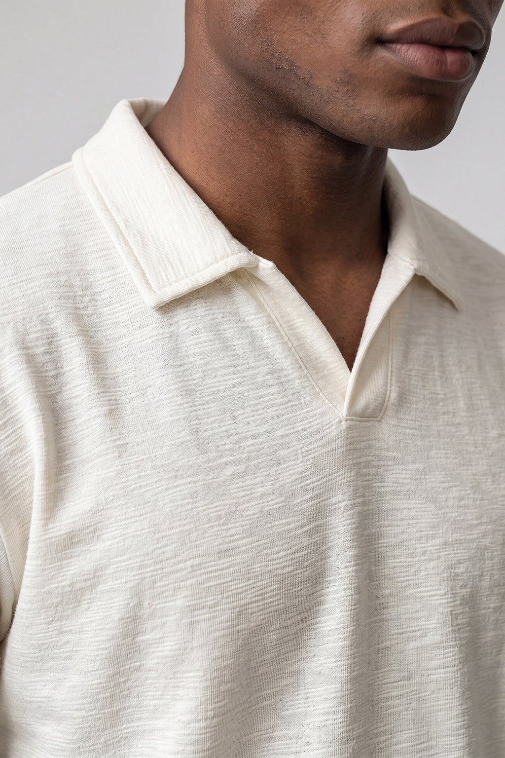 Initial Knitted Polo