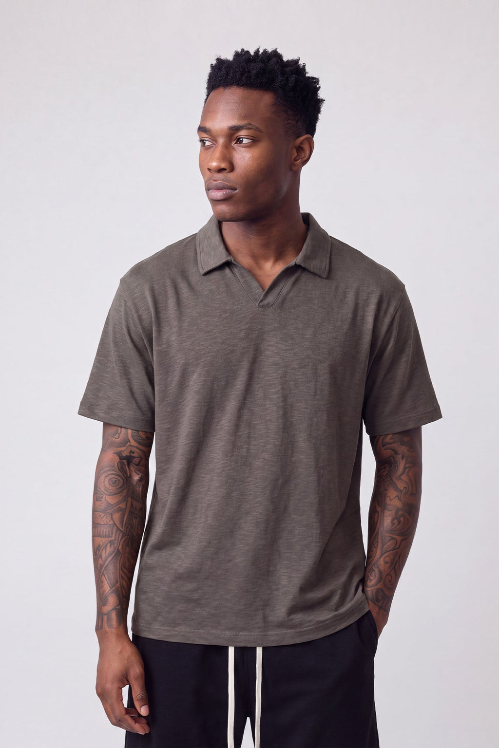 Initial Knitted Polo