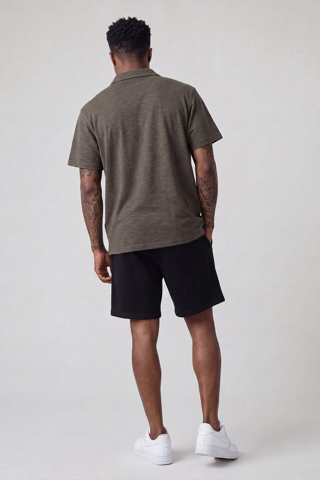 Initial Knitted Polo