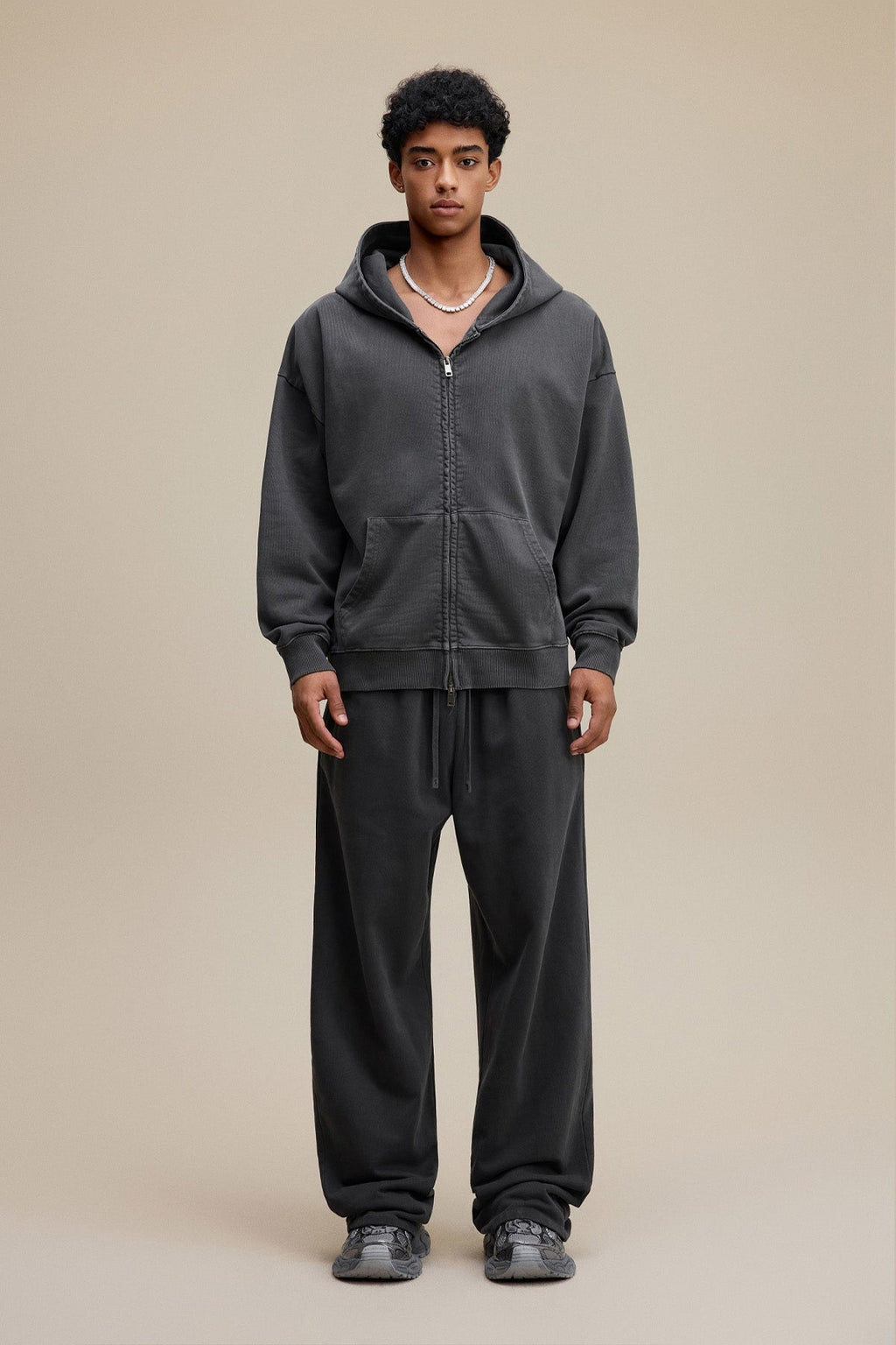 Initial Heavyweight Zip Hoodie