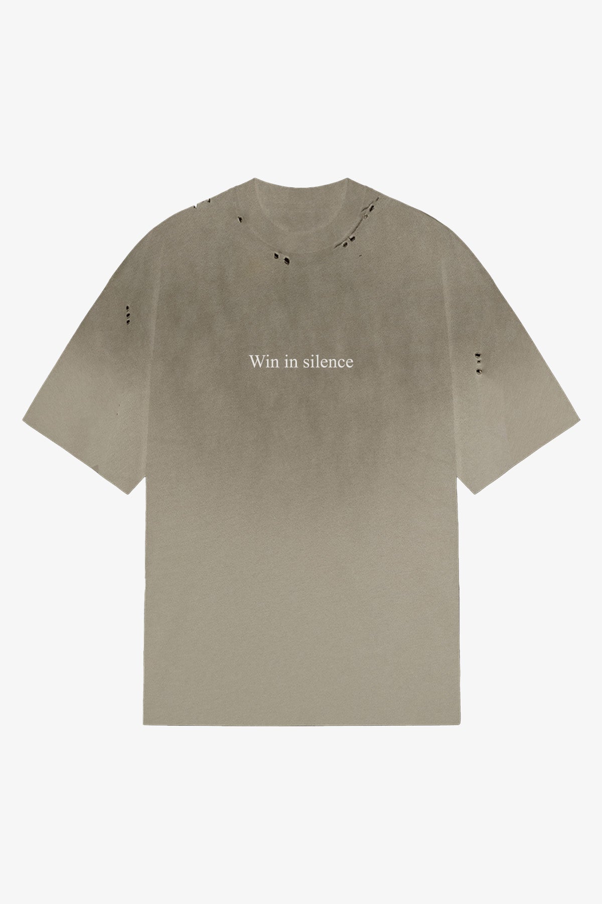 Win In Silence Ripped T-Shirt