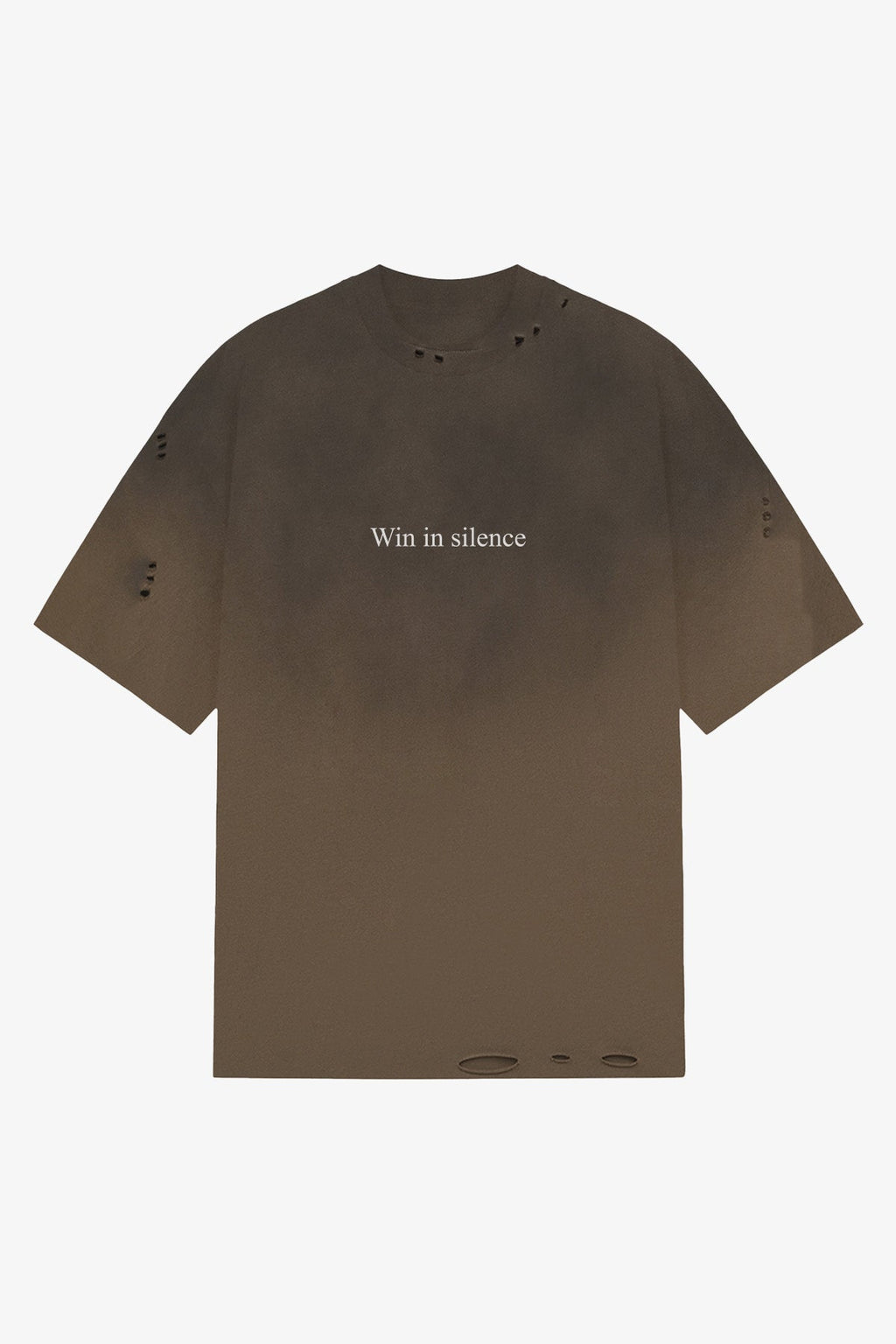 Win In Silence Ripped T-Shirt