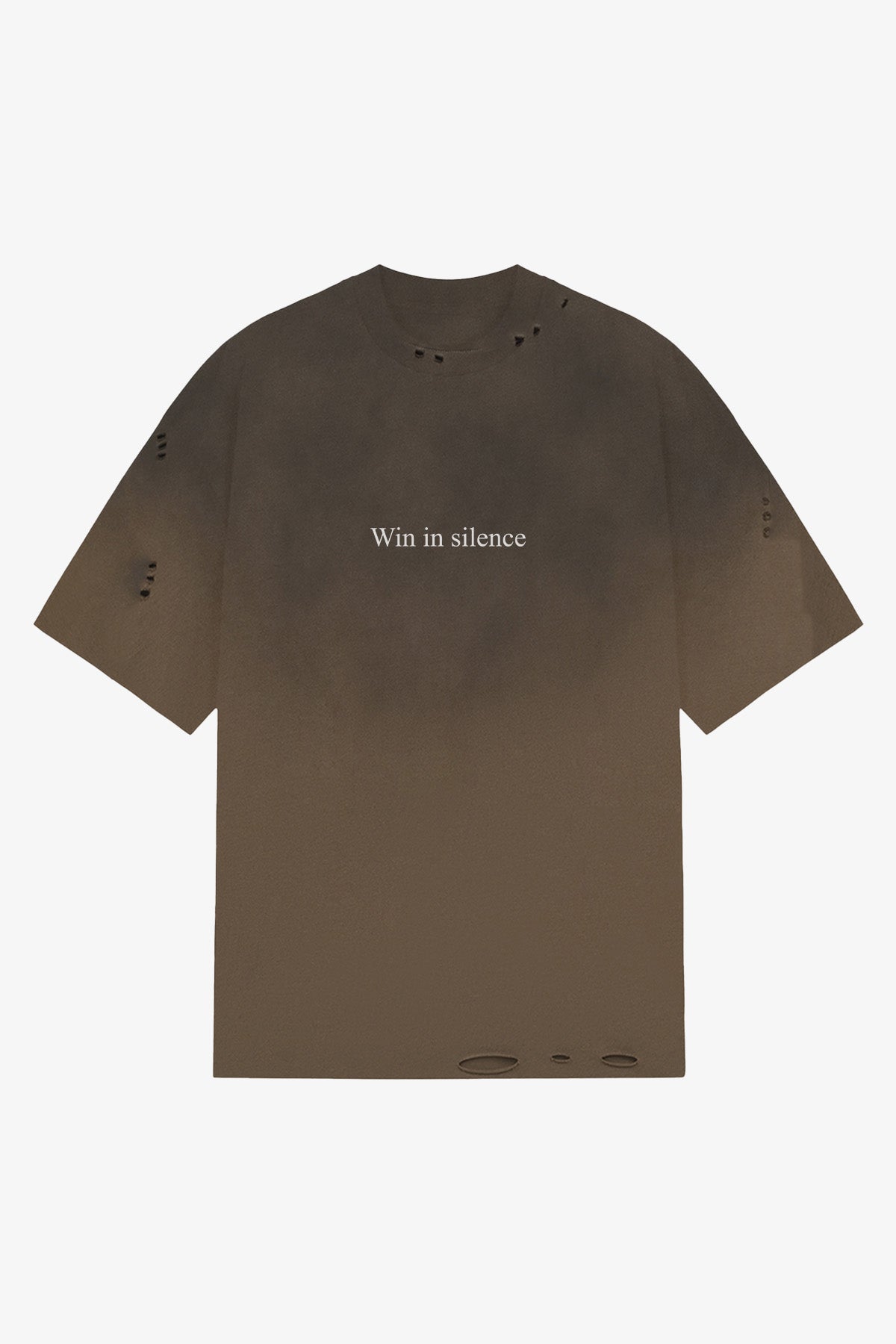 Win In Silence Ripped T-Shirt