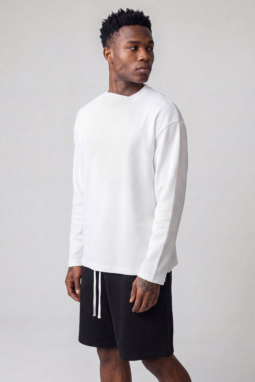 Initial Waffle Longsleeve