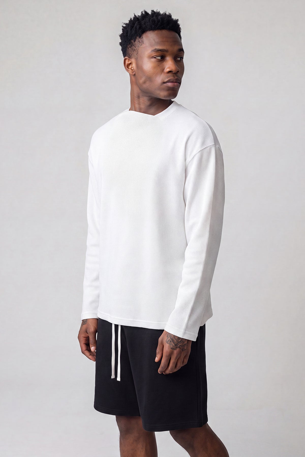 Initial Waffle Longsleeve