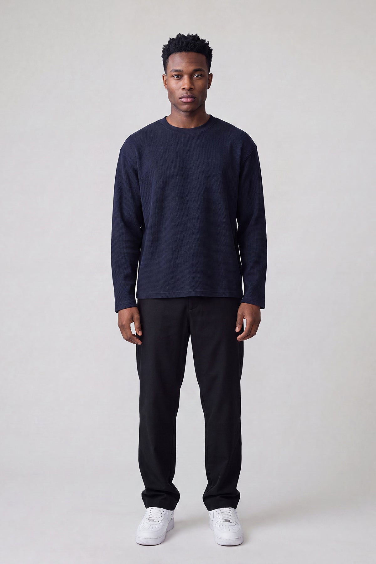 Initial Waffle Longsleeve