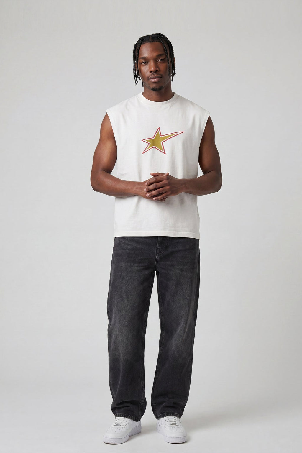 USA Star Muscle Tee