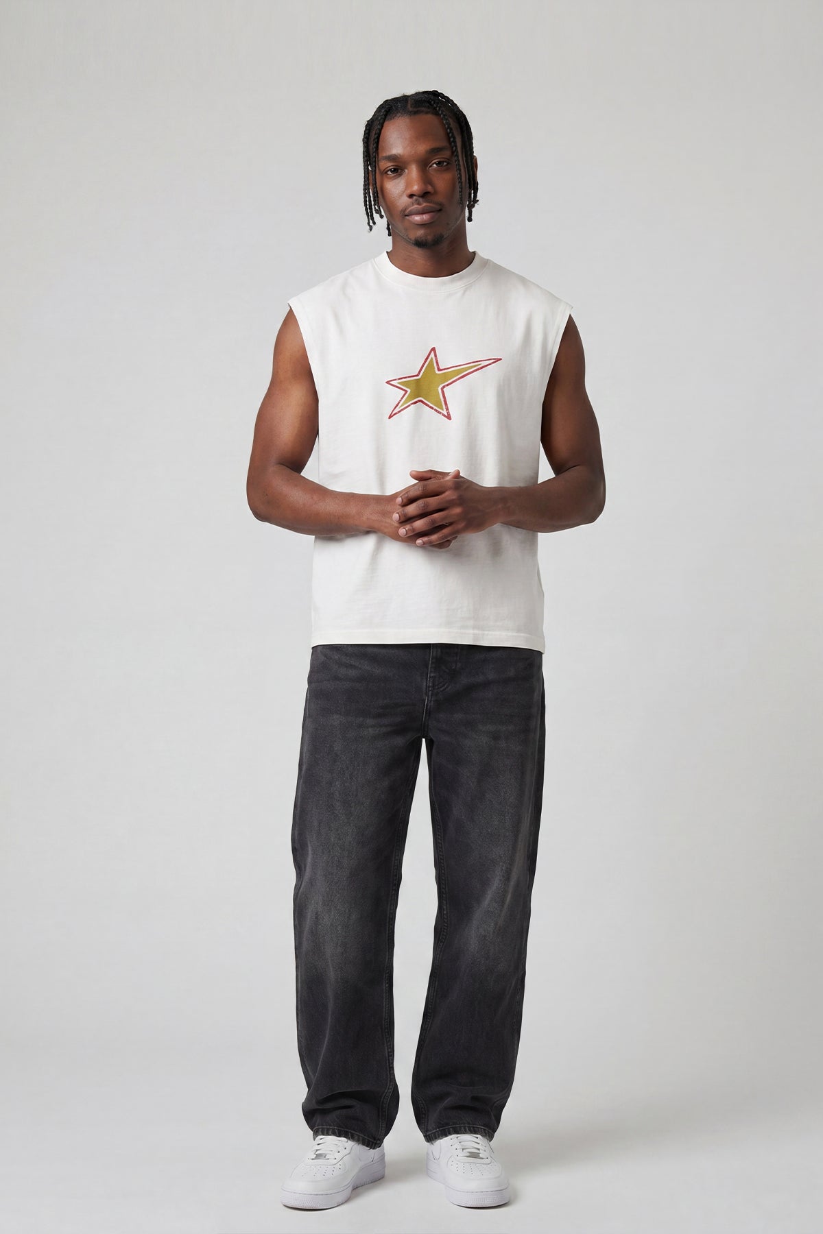 USA Star Muscle Tee
