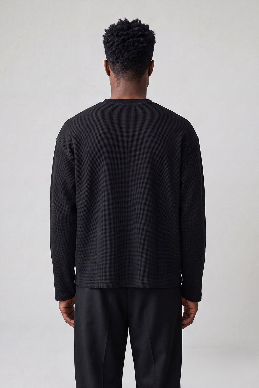 Initial Waffle Longsleeve
