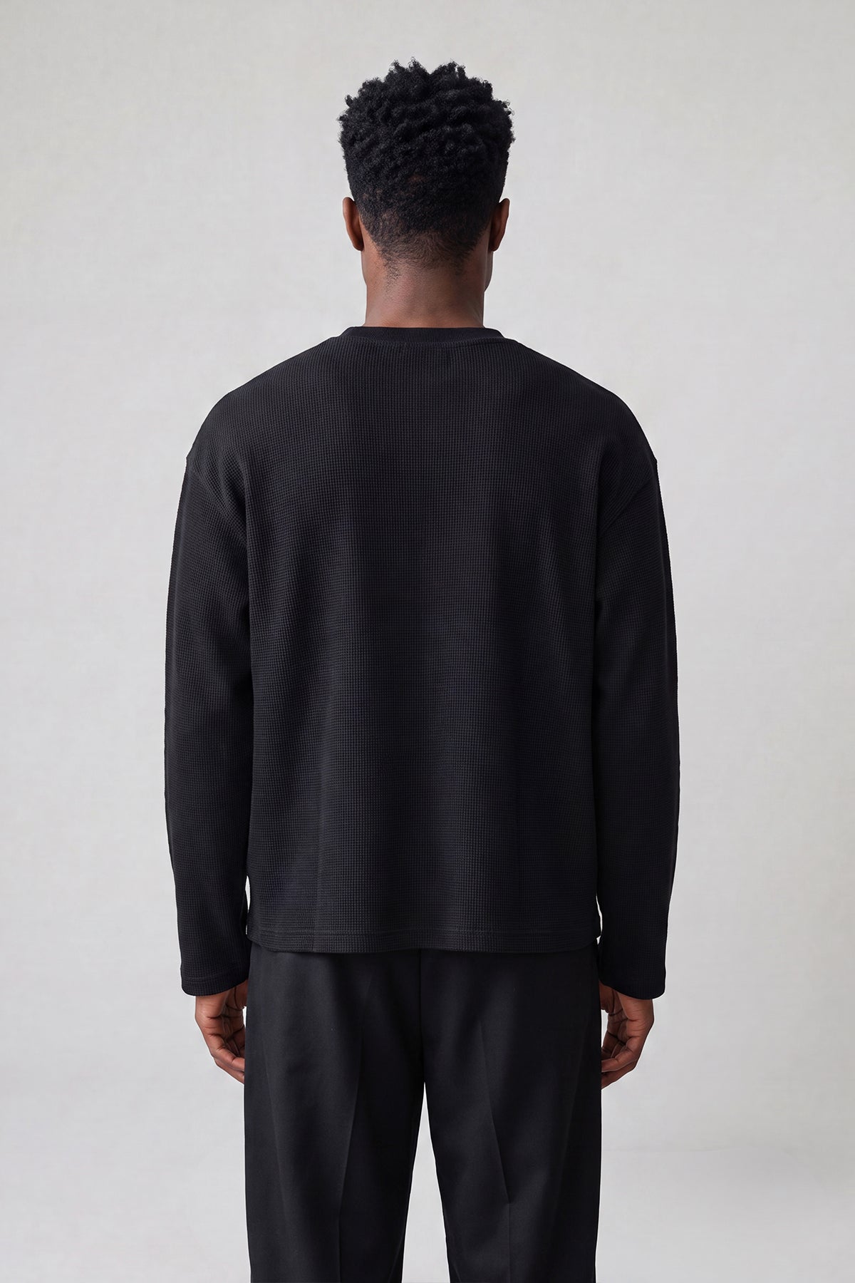 Initial Waffle Longsleeve